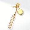 Original Hand-Woven Net Bag Charm Keychain: Stylish Lipstick Holder