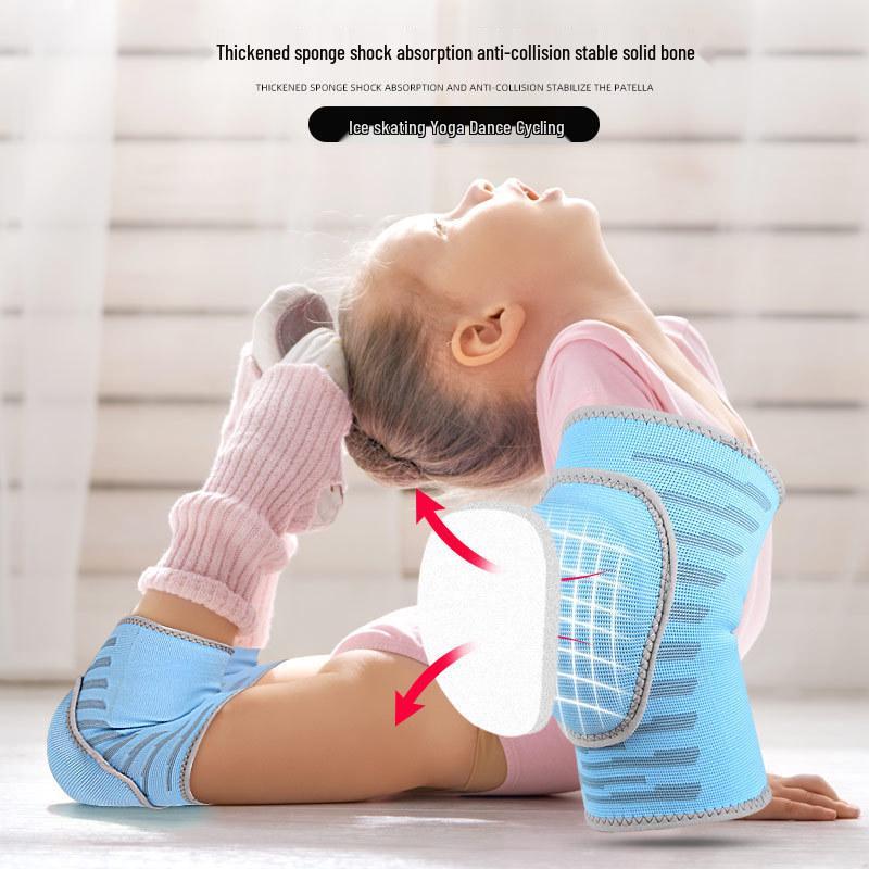 Thickened Anti-Collision Children's Sports Knee Pads for Teenagers - Protective Gear for Basketball, Dance, Football