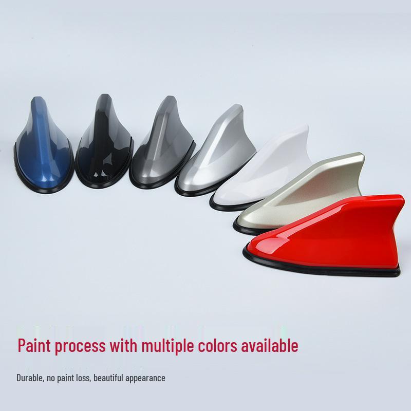 Universal Shark Fin Antenna: Car Roof Decorative Signal Enhancer with No-Punch Installation