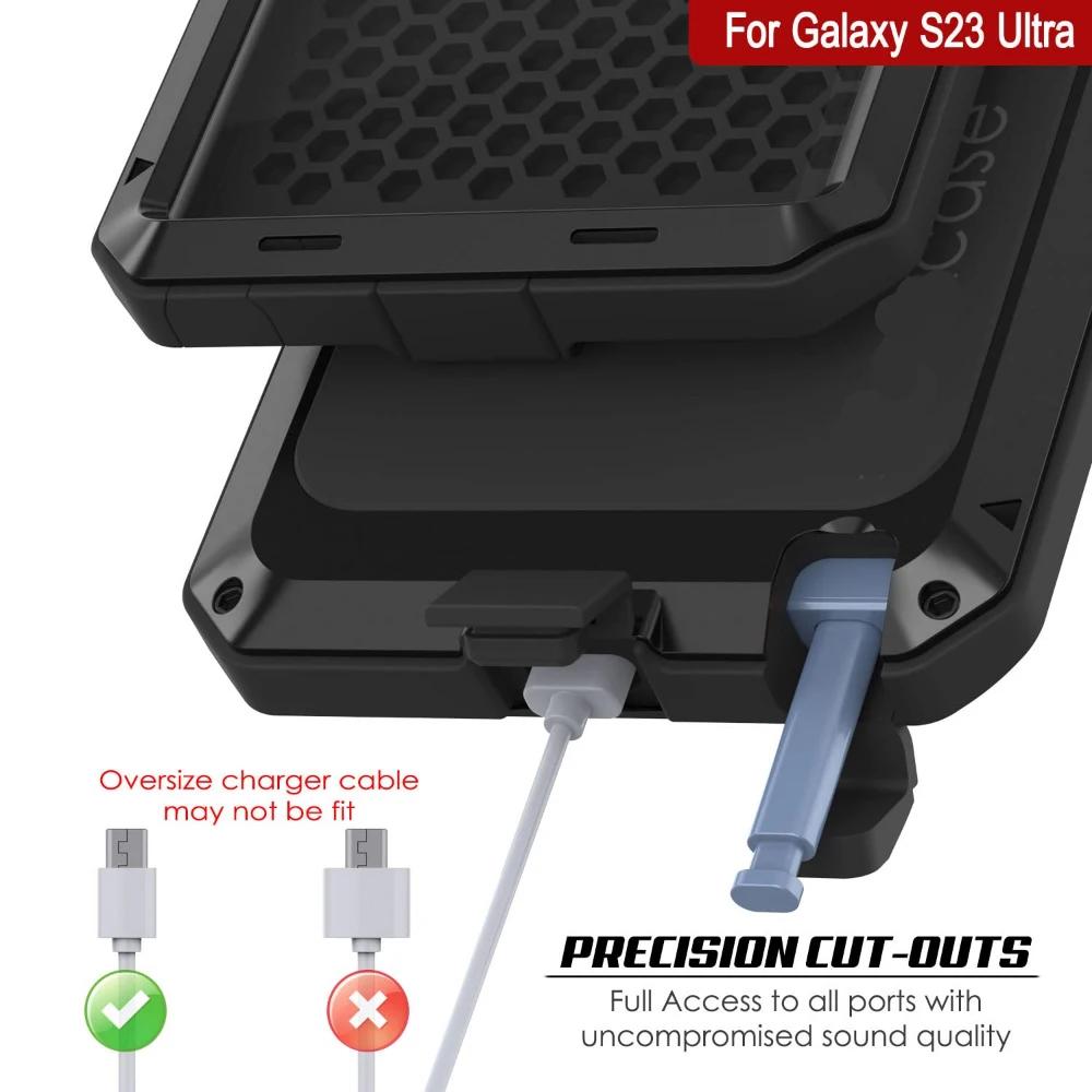 Case for Samsung Galaxy S24 S23 S22 S21 S20 Ultra Note 20 10 Pro S9 S10 Plus S10E Heavy Duty Protection Armor Metal phone Cover