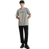 Nike T Shirts Men's Dark Gray Crew Neck Moderate Straight Fit DQ1906-063