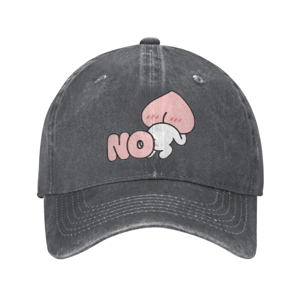 Washed Baseball Cap Apeach Kakao Friends Summer Trucker Hat For FeUnisex Unisex  Streetwear Outdoor Gym Sun Snapback Cap