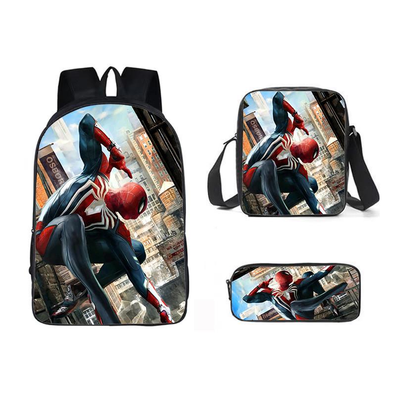 Backpack Piece Three Set Waterresistant Material Kids For