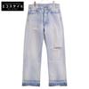 [Excellent Condition/Domestically Authorized] P014 033S CAU3 Wesley Distressed Cut-Off Button Fly Denim Pants Bottoms 27 Light blueUsed