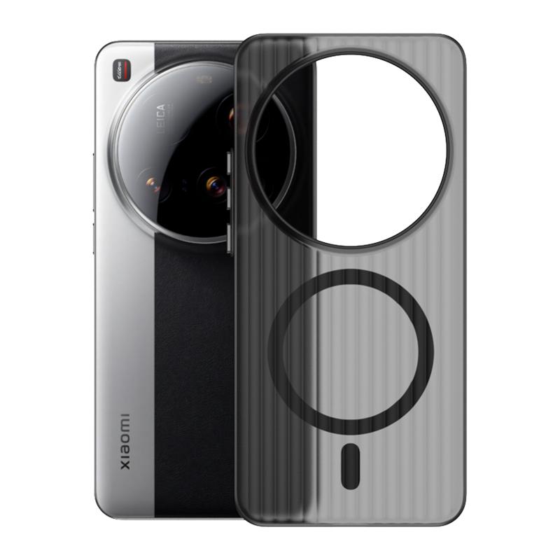Mi 15ultra Mobile Phone Case Mi 14 Matte Magnetic Corrugated 13Pro Anti-drop Protection