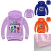Felpa con Cappuccio a Manica Lunga da Bambino Pj Masks Supereroi Stile Elegante e Comfortevole