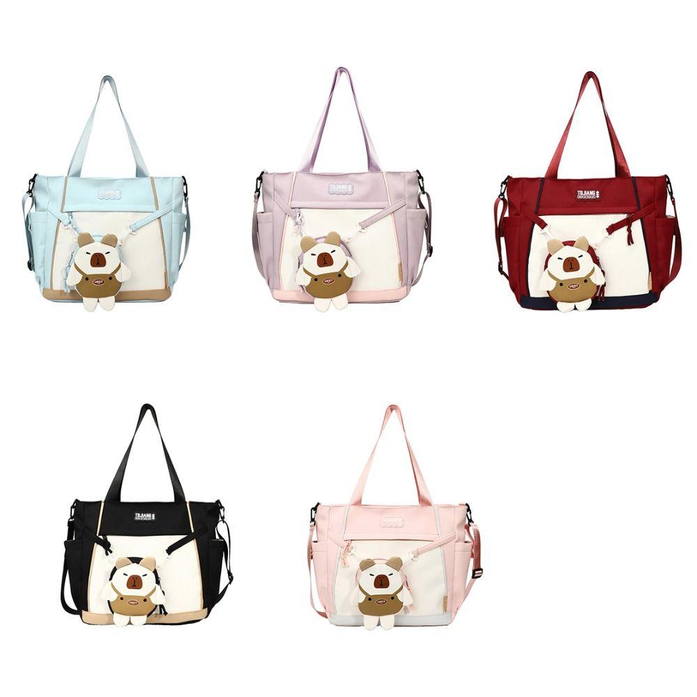 Harajuku Capybara Shoulder Bag Japanese Style Lolita Handbag Lovely Students School Bag  Travel