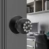 Keypad Door Knob with Lock and Key Round   Electronic Entry Door Knob Lock for 35‑55MM Thickness Door Apartment   Garage