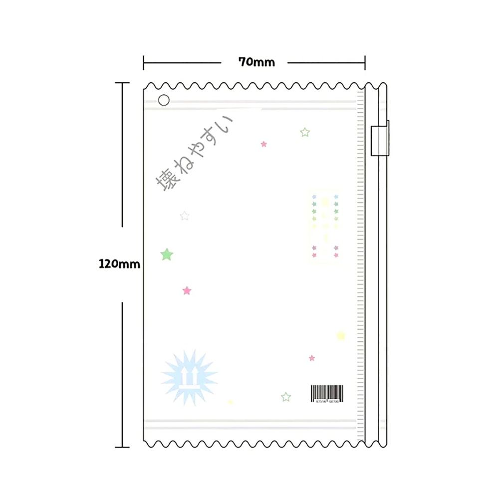 1Pcs Props Badge Storage Display Candy Bag Plastic Protective Shell Durable Card Sleeves