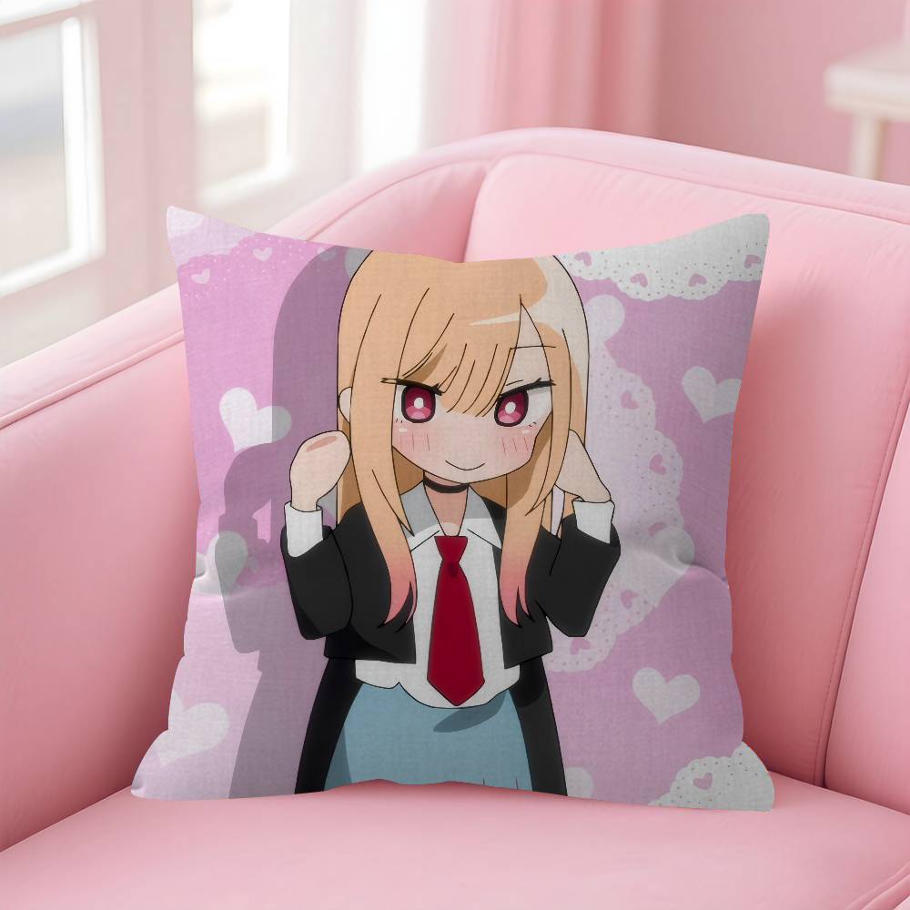 My Dress Up Darling Anime Maple Design Cushion Cover Happy Autumn Harvest decor Holiday Decorati Pillow Cover