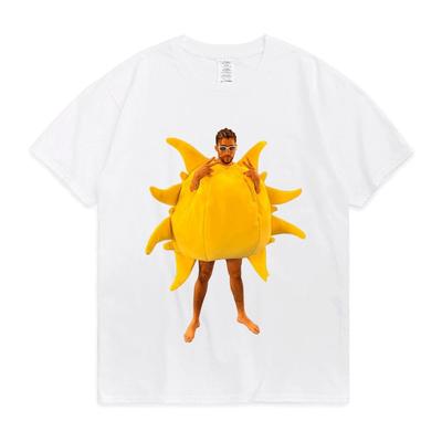 Bad Bunny Neverita Video Sol T Shirt Hip Hop Mode lustige Grafik T-Shirt Unisex Streetwear übergroße T Shirt reine Baumwolle T-Shirts