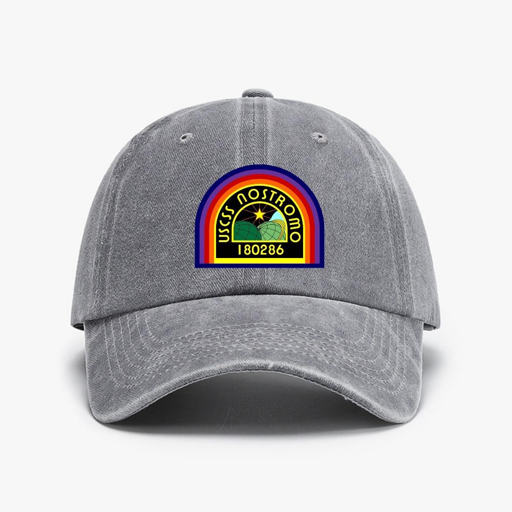 

Fashion USCSS Nostromo hat Alien USS Sulaco Colonial Marines Aliens Off World Baseball Cap Breathable Distressed Washed hats Adjustable