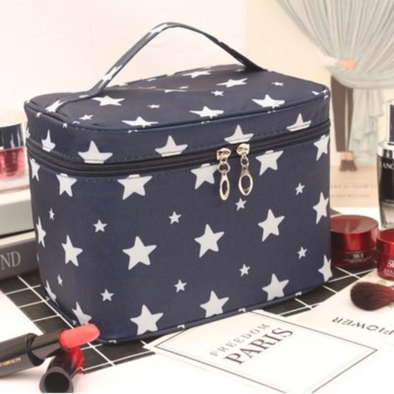 New Portable Cosmetic Bag Waterproof Small Fresh Female Cute Portable Multi-functional Travel Cosmetics Wash Storage Bag