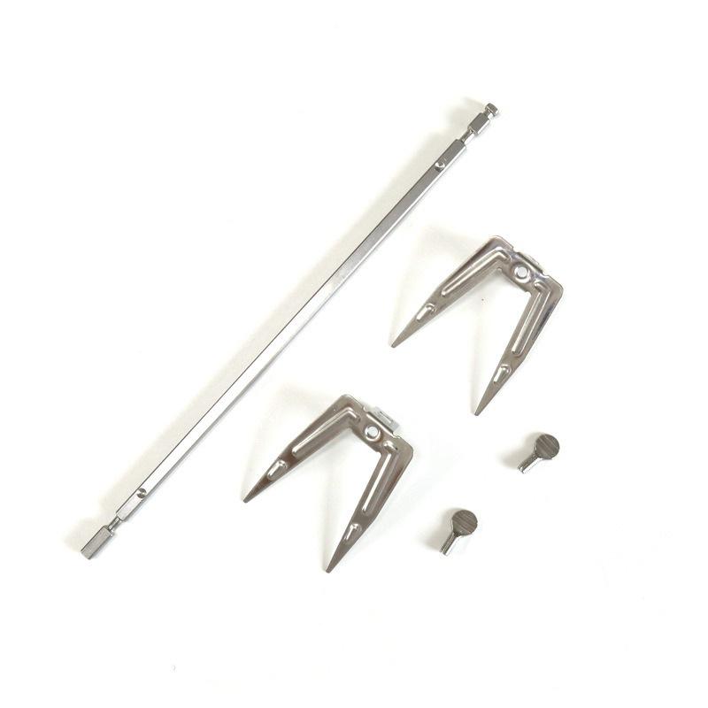 

Вилка для аэрофритюрницы из нержавеющей стали Шпажка для жарки курицы Шпажка для рыбы Мясо Решетка для гриля Вращающиеся вертелы Инструменты для барбекю Аксессуары для духовки