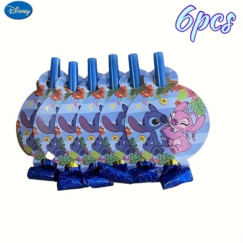 

6pcs Disney Stitch Blowing Dragon, suitable for birthday celebrations and theme events