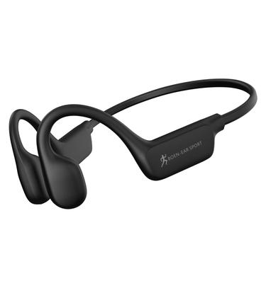 Hmusic Bone Conduction Wireless Earphones, Bluetooth, Open-Ear Design, 10 Hours Playback, Type-C Charging, Hands-Free, Ideal for Sports and Commuting
