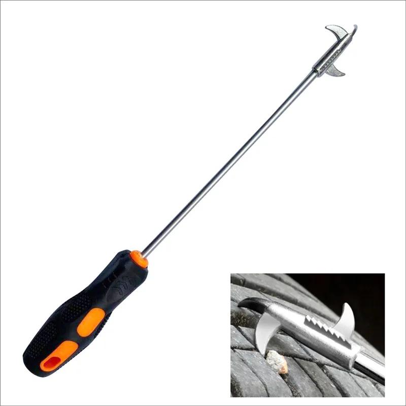 Tire Cleaning Hook Stone Tire Gap Buckle Stone Hook Car Tire Buckle Cleaning Tire Pick Stone Tools Tire Repair Accessories