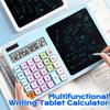 Solar Powered Calculator with Writing Board Handwriting Board Calculator  Financial Accounting