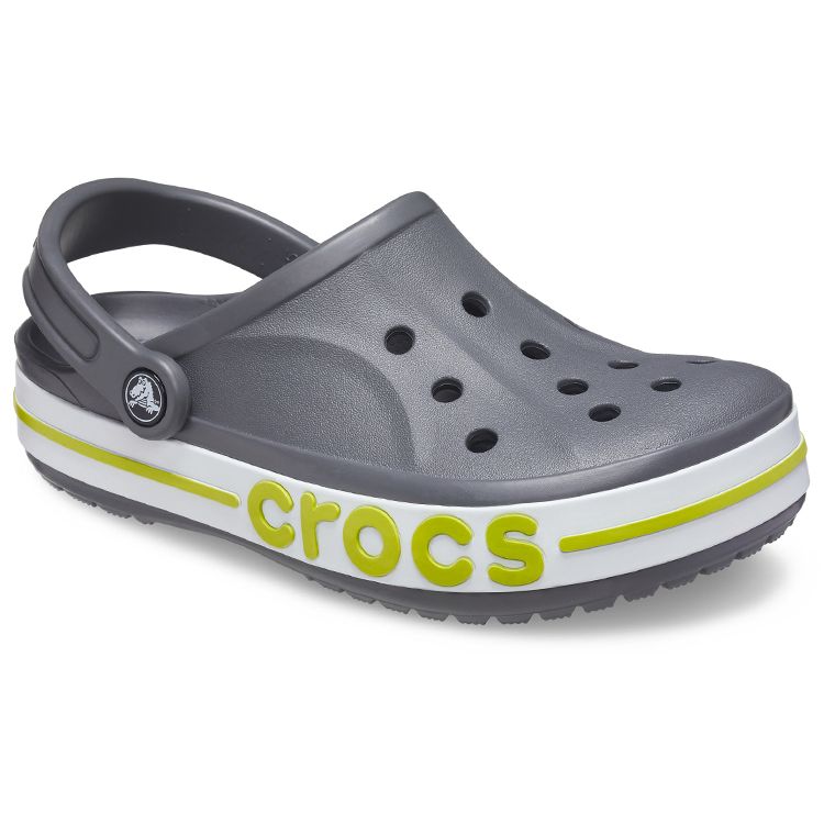 Crocs Bayaband Non-Slip Durable Clogs Unisex Footwear Gray 205089-0GX