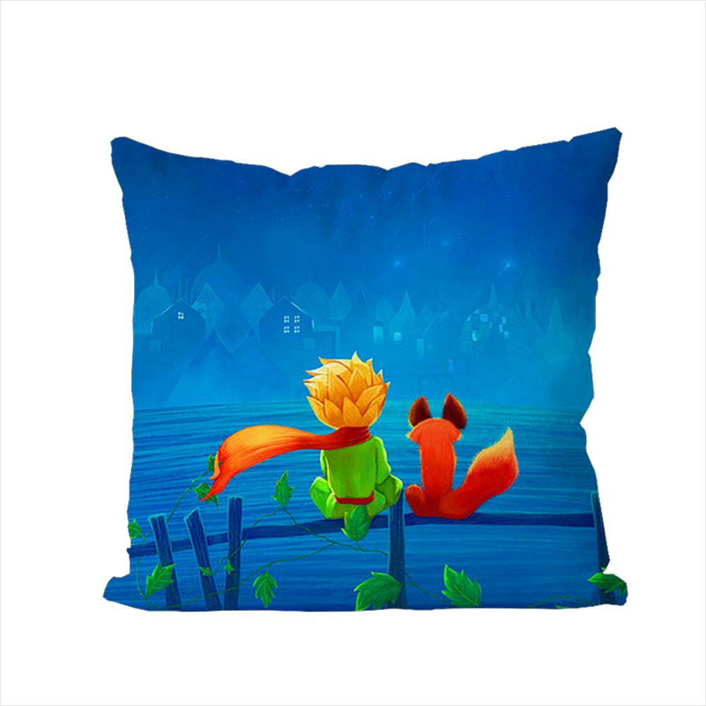 

The Little PPrince Pillow Case For Car Sofa Decorative Home Doublesided Print Plush Square Throw Pillow Cushion Cover 30x30cm