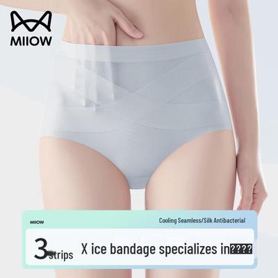 Mao Ren Women's Seamless High-Waist Tummy Control Briefs