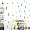 4 Stück Grüne Blätter Vinyl Wandsticker Tapete Pflanzen Aquarell Selbstklebendes Abziehbild Wohnzimmer Hintergrund Kinderzimmer