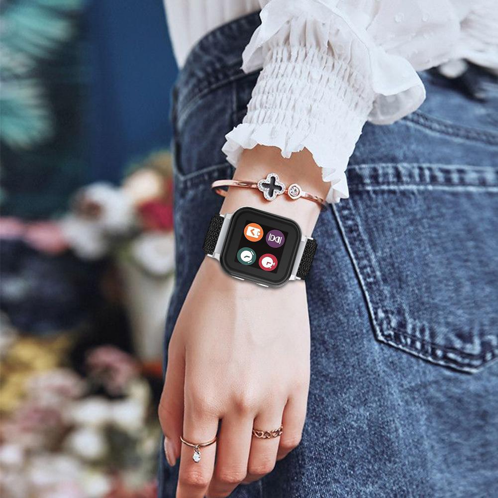 For Gabb Watch 1 Nylon Elastic Wrist Band Smartwatch Strap Easy to Adjust