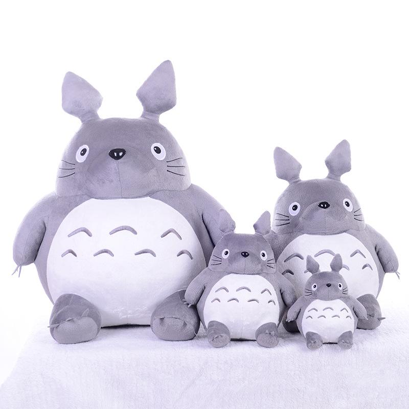 Nová Roztomilá Sada Plyšových Hraček Můj Soused Totoro 4ks Roztomilý Totoro Postavička ze Studia Ghibli Měkká Vyplněná Panenka Anime Plyšák pro Fanoušky Dárek k Narozeninám Dekorace Domu