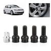 4+1 M14*1.5MM Black Steel Wheel Bolt & Lock Lug Nut