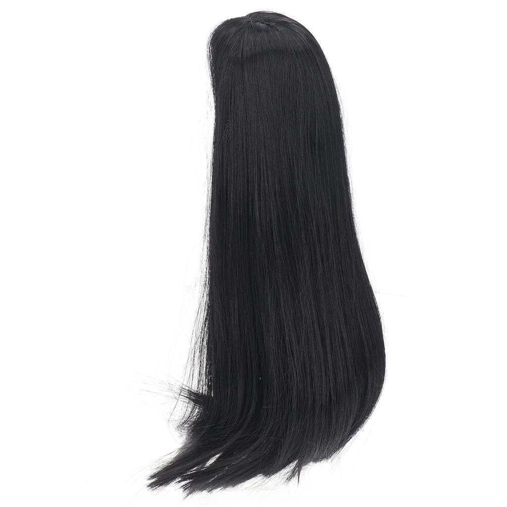 Doll Wig 8 To 9 Inch Heat Resistant Fiber Straight Wig 1 3 Doll Hair Replacement Wigs for DIY