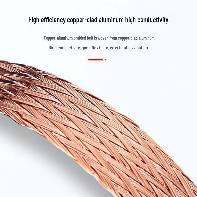 High Voltage Anti-Static Braided Jumper Wire for Grounding and Connecting