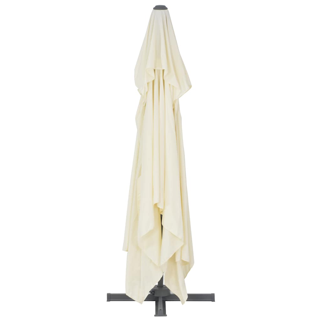 Traffic Light Umbrella with Aluminum Pole 400 X 300 Cm Sand Beige
