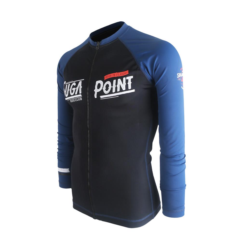 SUGAPOINT Men'S Surfing/Wakeboarding Zip-Up Rash Guard. Liam