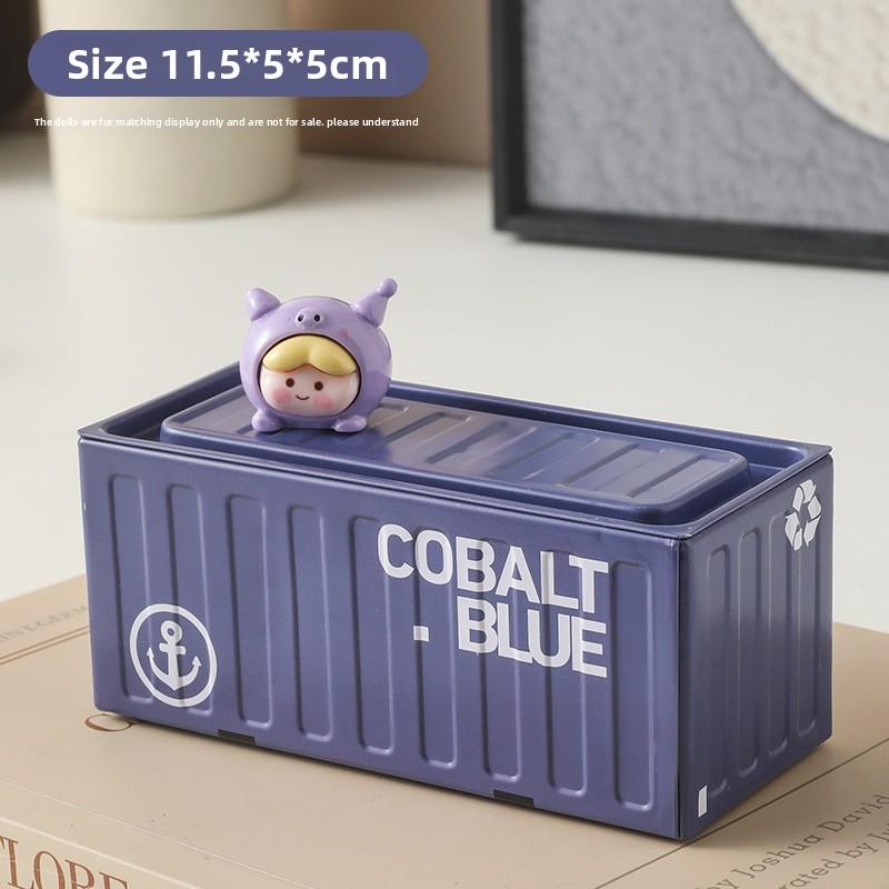 Behälter Aufbewahrungsbox, Desktop Blechdose, Mini Modell, Dekorationsartikel, Figur, Niedliche Partikel Ausstellungsbox