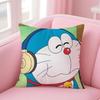 Cartoon D-Doraemona Cushion Cover Comfortable Reversible Pillow Cover Ideal For Car Sofa Bedroom & Beyond