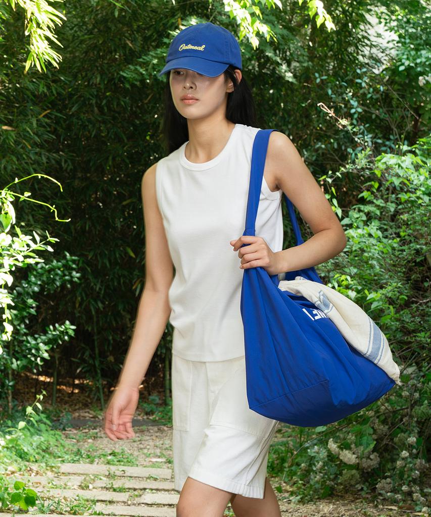 Oteumilkape Lettering Ball Cap - Blue
