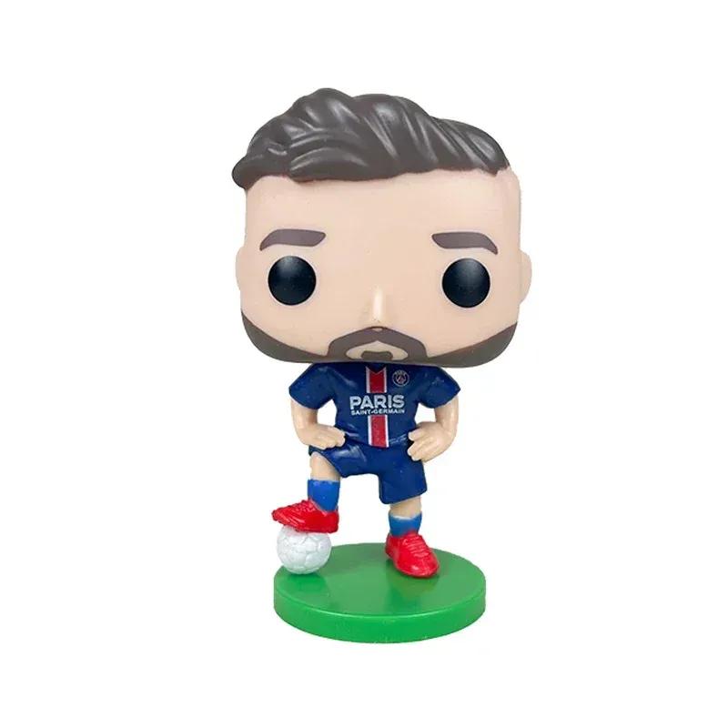 Pop Lionel Messi #10 Fußballstars Dekoration Ornamente Actionfigur Sammlung Modell Spielzeug Für Kinder Geburtstags-Weihnachtsgeschenk