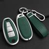 Zinc Alloy+ Leather Car Key Case Cover For Suzuki Baleno Ciaz Ertiga Ignis Kizashi Sx4 S-Cross Swift Vitars 2 3 Buttons Remote