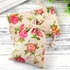 25pcs Rose Burlap Drawstring Craft Bags, Ornament Jewelry Storage Christmas Gift Bag, Scented Sachet, Burlap Tote Bag