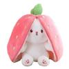 Strawberry Carrot Rabbit Plush Toy: Cute Stuffed Pillow and Doll