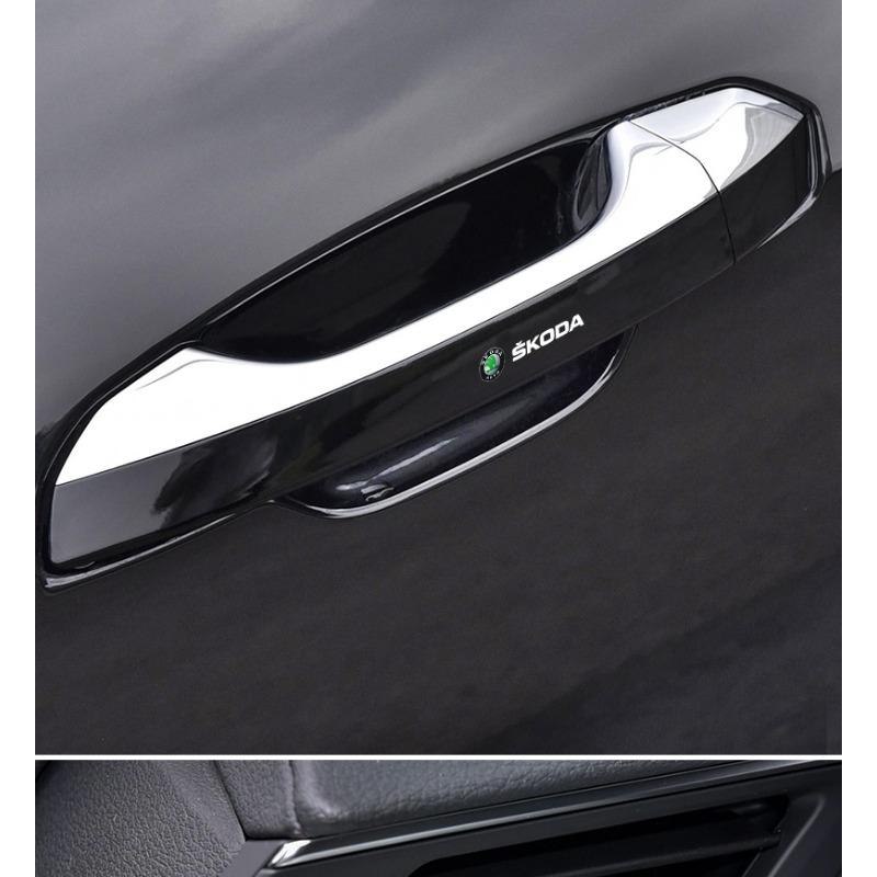 1/5/10Pc Car Interior Random Stickers Car Steering Wheel Emblem Styling for Skoda Fabia Kodiaq Kamiq Superb Yeti Octavia Enyaq Rapid Karoq Derivati