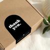 50pcs Thank You Sticker Seal Labels Small Business Gift Decor Sticker Stationery Supplies Package Paster Decal Decoration