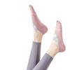 Women's Non-Slip Silicone Yoga Socks with Cross Straps - Ideal for Summer Indoor Fitness & Pilates