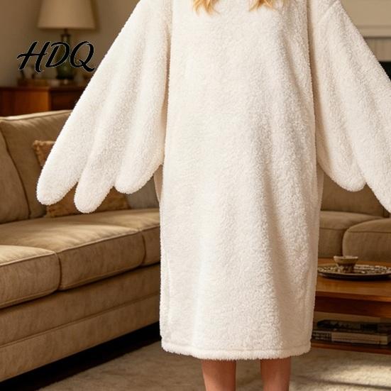 Goose Onesie Costume 1 Set Blanket Hoodie Unisex Cartoon Pajamas Set Oversized Soft Warm Adult Hooded Bodysuit with Yellow Beak Design Winter Party