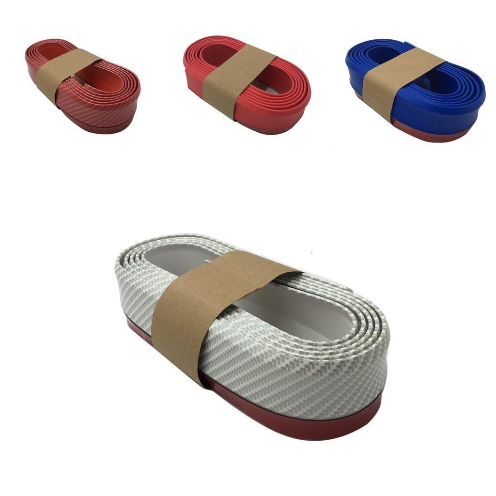 Universal Car Front Lip Bumper Guard In Carbon Fiber Premium Auto Accessory