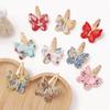 40 Style Butterfly Hair Clips Print Alloy Hairpin Simulated Pearl Bow Hair Clip Kids Hairbangs Diy Korean Accessories