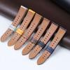 Genuine Cowhide Watch Strap 20mm 22mm Calfskin Watchband for Casio for Women Men Watch band Accessories Solid Buckle Black Brown