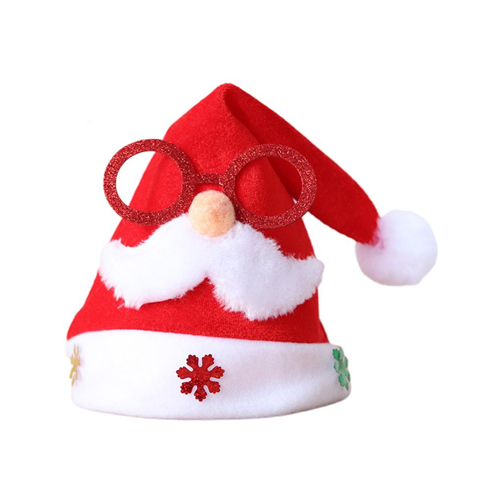 Parent Children Christmas Hat Unisex Adult Kids Santa Hat Xmas Holiday Hat for Festive Party New Year Gift for Kids