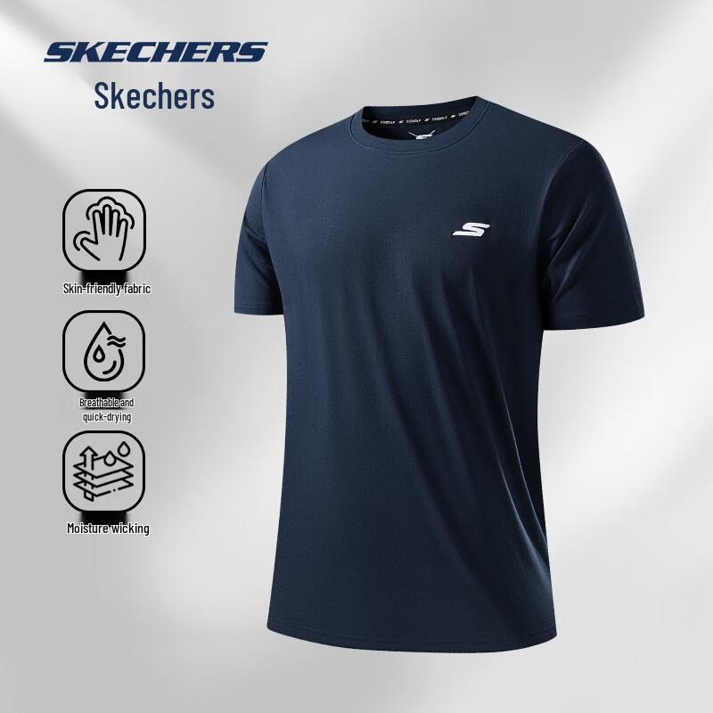 Skechers Men's Breathable Short Sleeve T-Shirt