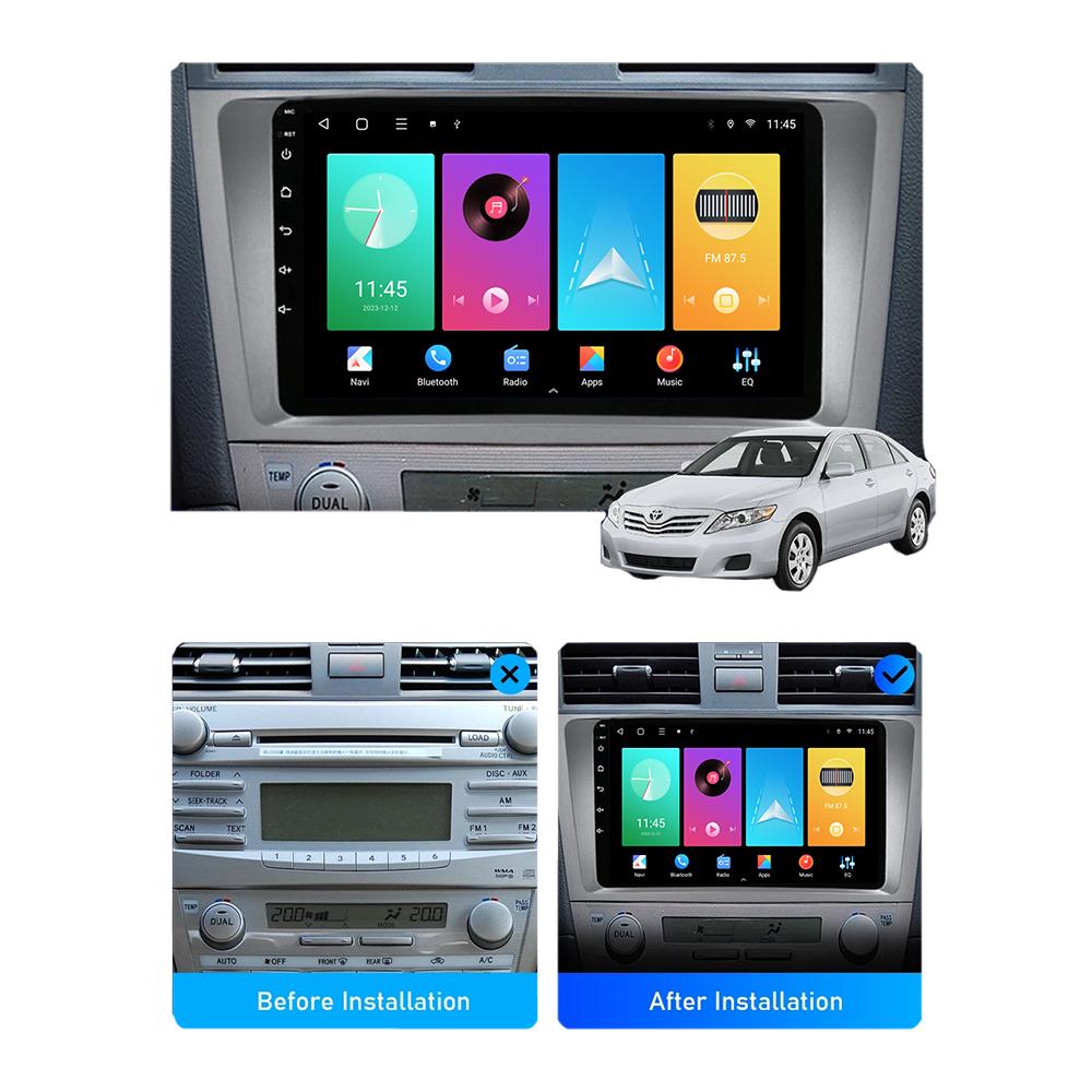 Android Carplay Car Radio For Toyota Camry V40 2006-2011 Multimedia Player Head Unit Stereo GPS Navigation BT WIFI 2+32GB